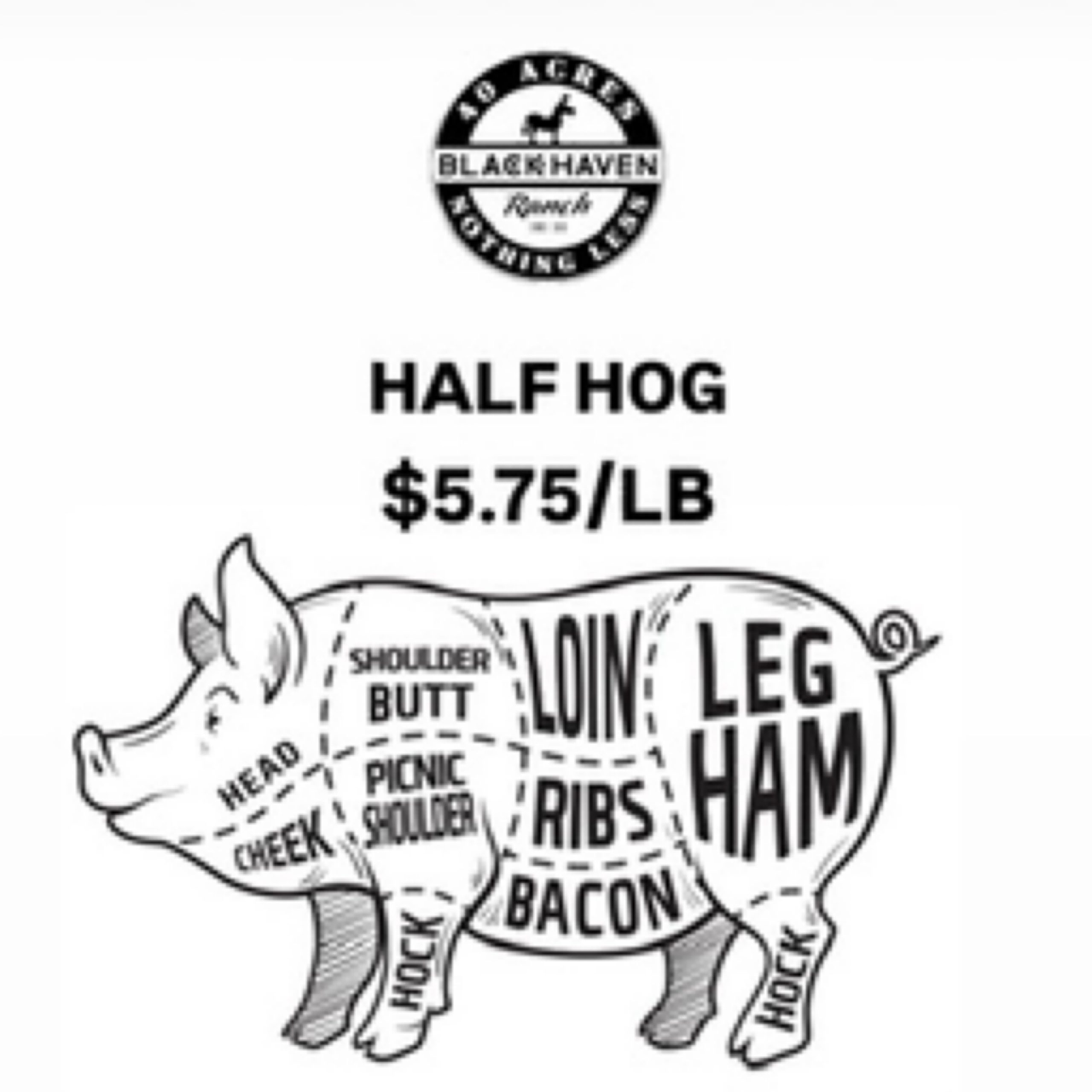 HALF HOG DEPOSIT