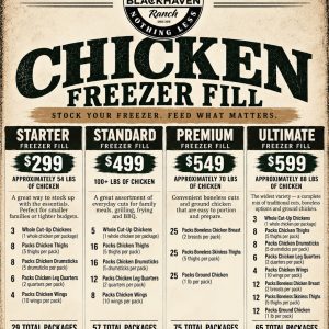 CHICKEN FREEZER FILL